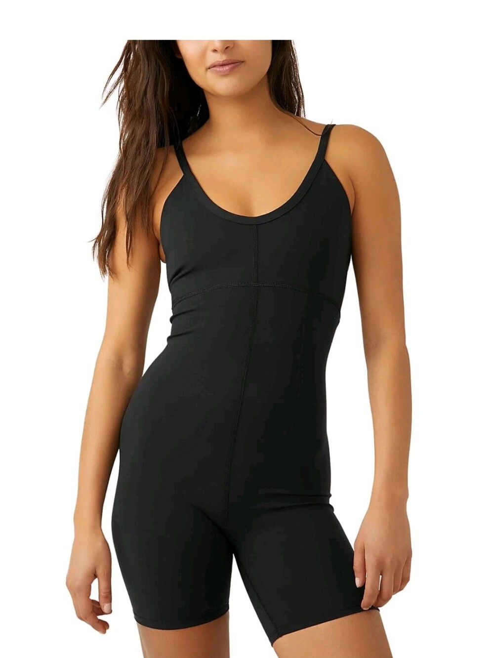 FP Movement Free People All Star Runsie Romper Black Size SP